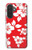 S1949 ハワイのハイビスカス柄 Hawaiian Hibiscus Pattern Samsung Galaxy A27 バックケース、フリップケース・カバー