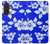 S2244 ハワイのハイビスカス青柄 Hawaiian Hibiscus Blue Pattern Samsung Galaxy A27 バックケース、フリップケース・カバー