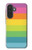 S2363 レインボー柄 Rainbow Pattern Samsung Galaxy A27 バックケース、フリップケース・カバー