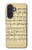 S2504 ヴィンテージ音楽シート Vintage Music Sheet Samsung Galaxy A27 バックケース、フリップケース・カバー
