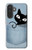 S2641 ポケット黒猫 Pocket Black Cat Samsung Galaxy A27 バックケース、フリップケース・カバー