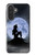 S2668 マーメイドシルエット月の夜 Mermaid Silhouette Moon Night Samsung Galaxy A27 バックケース、フリップケース・カバー