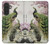 S2773 ピーコック中国の絵画 Peacock Chinese Brush Painting Samsung Galaxy A27 バックケース、フリップケース・カバー