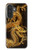 S2804 ゴールドドラゴンプリント Chinese Gold Dragon Printed Samsung Galaxy A27 バックケース、フリップケース・カバー