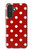 S2951 赤の水玉 Red Polka Dots Samsung Galaxy A27 バックケース、フリップケース・カバー