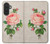 S3079 ピンクローズ Vintage Pink Rose Samsung Galaxy A27 バックケース、フリップケース・カバー