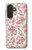 S3095 ヴィンテージ・バラ Vintage Rose Pattern Samsung Galaxy A27 バックケース、フリップケース・カバー
