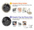 S3176 時計の中 Inside Watch Black Samsung Galaxy A27 バックケース、フリップケース・カバー