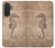 S3214 タツノオトシゴスケルトン化石 Seahorse Skeleton Fossil Samsung Galaxy A27 バックケース、フリップケース・カバー