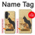 S3229 ヴィンテージ猫ポスター Vintage Cat Poster Samsung Galaxy A27 バックケース、フリップケース・カバー
