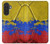 S3306 コロンビアの旗ビンテージフットボールのグラフィック Colombia Flag Vintage Football Graphic Samsung Galaxy A27 バックケース、フリップケース・カバー