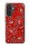 S3354 赤バンダナ Red Classic Bandana Samsung Galaxy A27 バックケース、フリップケース・カバー