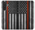 S3472 消防士細い赤線旗 Firefighter Thin Red Line Flag Samsung Galaxy A27 バックケース、フリップケース・カバー