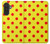 S3526 赤い水玉 Red Spot Polka Dot Samsung Galaxy A27 バックケース、フリップケース・カバー