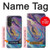 S3676 カラフルな抽象的な大理石の石 Colorful Abstract Marble Stone Samsung Galaxy A27 バックケース、フリップケース・カバー