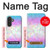 S3747 トランスフラッグポリゴン Trans Flag Polygon Samsung Galaxy A27 バックケース、フリップケース・カバー