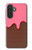 S3754 ストロベリーアイスクリームコーン Strawberry Ice Cream Cone Samsung Galaxy A27 バックケース、フリップケース・カバー