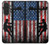 S3803 電気技師ラインマンアメリカ国旗 Electrician Lineman American Flag Samsung Galaxy A27 バックケース、フリップケース・カバー