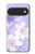 S2361 紫の花 Purple White Flowers Google Pixel 11, 11 Pro バックケース、フリップケース・カバー