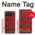 S2374 タータンレッドパターン Tartan Red Pattern Google Pixel 11, 11 Pro バックケース、フリップケース・カバー