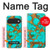 S2688 アクアターコイズ宝石グラフィックプリント Aqua Copper Turquoise Gemstone Graphic Printed Google Pixel 11, 11 Pro バックケース、フリップケース・カバー
