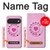 S2847 ピンクロータリー電話 Pink Retro Rotary Phone Google Pixel 11, 11 Pro バックケース、フリップケース・カバー