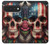 S4015 スカル アメリカ国旗 Skull American Flag Google Pixel 11, 11 Pro バックケース、フリップケース・カバー