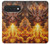 S4090 炎のドラゴンアート Epic Fire Dragon Fantasy Illustration Google Pixel 11, 11 Pro バックケース、フリップケース・カバー
