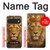 S4093 王冠ライオンアート Royal Lion Portrait Artwork Google Pixel 11, 11 Pro バックケース、フリップケース・カバー
