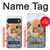 S0242 可愛いウサギ Cute Rabbit Google Pixel 11 Pro XL バックケース、フリップケース・カバー