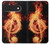 S0493 音楽ノート火災 Music Note Burn Google Pixel 11 Pro XL バックケース、フリップケース・カバー