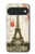 S2108 エッフェル塔パリポストカード Eiffel Tower Paris Postcard Google Pixel 11 Pro XL バックケース、フリップケース・カバー