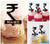 TA0600 インドルピー記号 Indian Rupee Symbol アクリル製 カップケーキトッパー ケーキトッパー ケーキスティック 結婚式　誕生日　パーティー　装飾用品　アクセサリー　10本