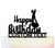 TC0122 ハッピーバースデーゴルフ Happy Birthday Golf アクリル製 ケーキカップケーキトッパー トッパー ケーキスティック 結婚式　誕生日　パーティー　装飾用品　アクセサリー　11本