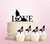 TC0134 愛の平和の翼 Love Peace Wings アクリル製 ケーキカップケーキトッパー トッパー ケーキスティック 結婚式　誕生日　パーティー　装飾用品　アクセサリー　11本