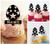 TA0672 スターイースターエッグ Easter Egg Star アクリル製 カップケーキトッパー ケーキトッパー ケーキスティック 結婚式　誕生日　パーティー　装飾用品　アクセサリー　10本