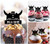 TA0677 バイキングヘルメット Viking Helmet アクリル製 カップケーキトッパー ケーキトッパー ケーキスティック 結婚式　誕生日　パーティー　装飾用品　アクセサリー　10本