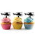 TA0686 ヘリコプター Helicopter Vehicle Flying アクリル製 カップケーキトッパー ケーキトッパー ケーキスティック 結婚式　誕生日　パーティー　装飾用品　アクセサリー　10本