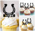 TA0776 ラッキー・ホースシュー Lucky Horseshoe アクリル製 カップケーキトッパー ケーキトッパー ケーキスティック 結婚式　誕生日　パーティー　装飾用品　アクセサリー　10本