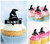 TA0868 ウィッチハット Witch Hat アクリル製 カップケーキトッパー ケーキトッパー ケーキスティック 結婚式　誕生日　パーティー　装飾用品　アクセサリー　10本