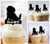 TA0935 シーズー犬 Shih Tzu Dog アクリル製 カップケーキトッパー ケーキトッパー ケーキスティック 結婚式　誕生日　パーティー　装飾用品　アクセサリー　10本