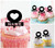 TA1043 ラブハート Love Heart アクリル製 カップケーキトッパー ケーキトッパー ケーキスティック 結婚式　誕生日　パーティー　装飾用品　アクセサリー　10本