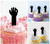 TA1059 かわいいゾンビの手 Cute Zombie Hand アクリル製 カップケーキトッパー ケーキトッパー ケーキスティック 結婚式　誕生日　パーティー　装飾用品　アクセサリー　10本