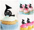 TA1071 フレンチホルン楽器 French Horn Music Instrument アクリル製 カップケーキトッパー ケーキトッパー ケーキスティック 結婚式　誕生日　パーティー　装飾用品　アクセサリー　10本