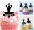 TA1099 ヨガ座っている女性 Yoga Sitting Female アクリル製 カップケーキトッパー ケーキトッパー ケーキスティック 結婚式　誕生日　パーティー　装飾用品　アクセサリー　10本