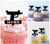TA1129 ウジハンドガン Uzi Hand Gun アクリル製 カップケーキトッパー ケーキトッパー ケーキスティック 結婚式　誕生日　パーティー　装飾用品　アクセサリー　10本