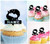 TA1148 魚うお座干支 Fish Pisces Zodiac アクリル製 カップケーキトッパー ケーキトッパー ケーキスティック 結婚式　誕生日　パーティー　装飾用品　アクセサリー　10本