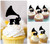 TA1156 レコードプレーヤー Record Player アクリル製 カップケーキトッパー ケーキトッパー ケーキスティック 結婚式　誕生日　パーティー　装飾用品　アクセサリー　10本