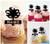 TA1162 ファンシーマスク Fancy アクリル製 カップケーキトッパー ケーキトッパー ケーキスティック 結婚式　誕生日　パーティー　装飾用品　アクセサリー　10本