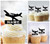 TA1255 飛行機 航空機 Airplane Aircraft アクリル製 カップケーキトッパー ケーキトッパー ケーキスティック 結婚式　誕生日　パーティー　装飾用品　アクセサリー　10本